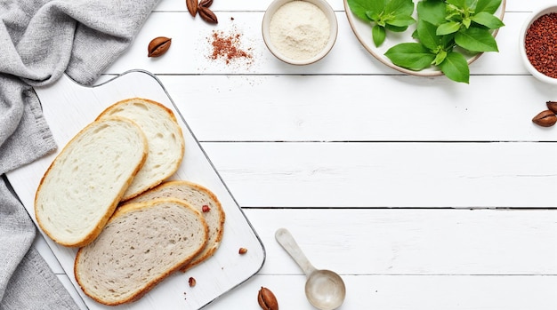 Platou rustic cu ingrediente